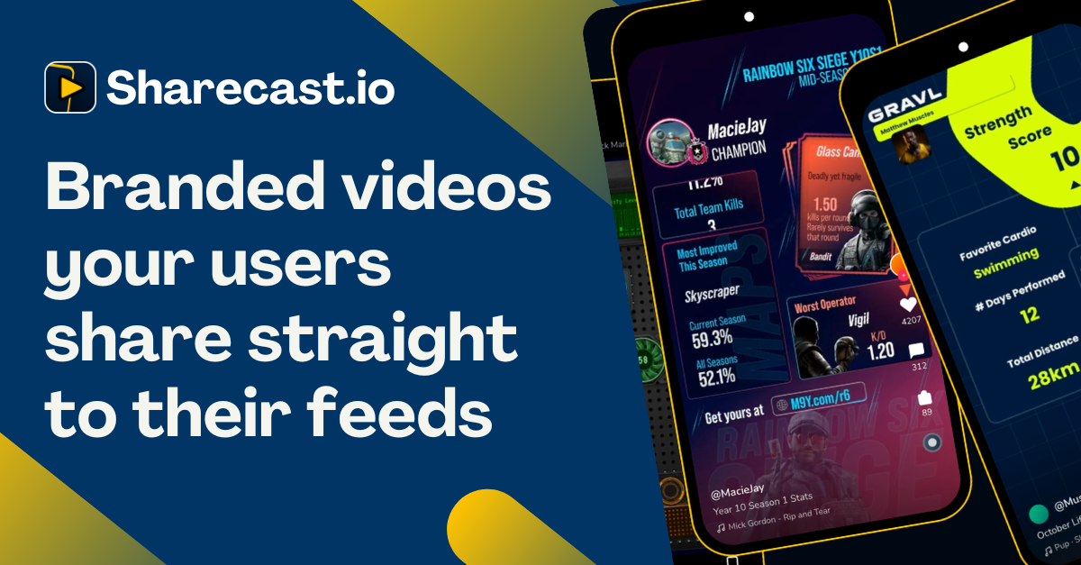Share Cast ShareCast — Your users want to brag. Let them.